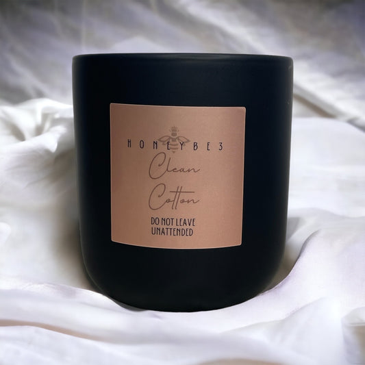 Clean Cotton – 13 oz Double‑Wick Candle